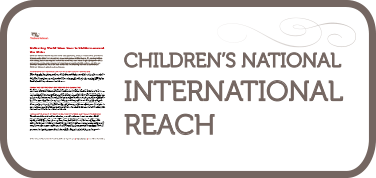 2014 Children's National International Reach