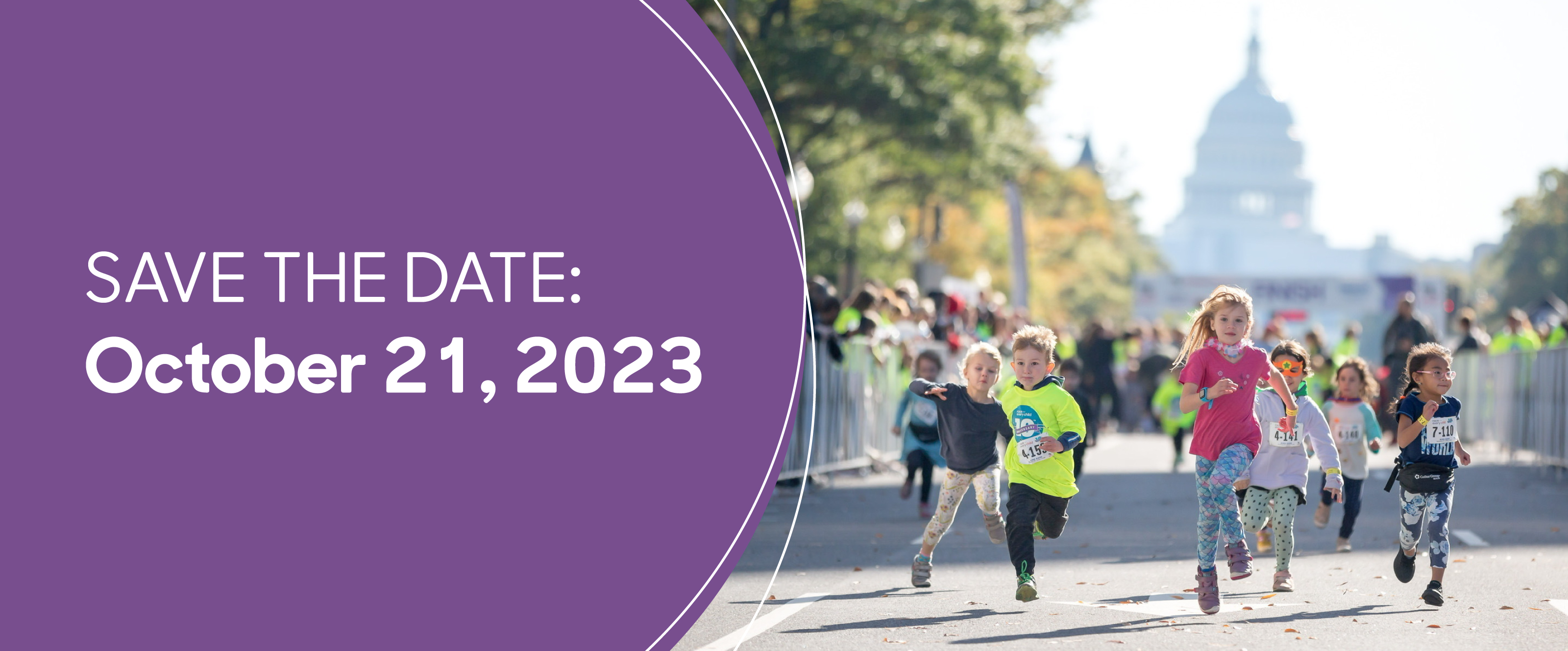 Race for Every Child Save The Date October 21, 2023
