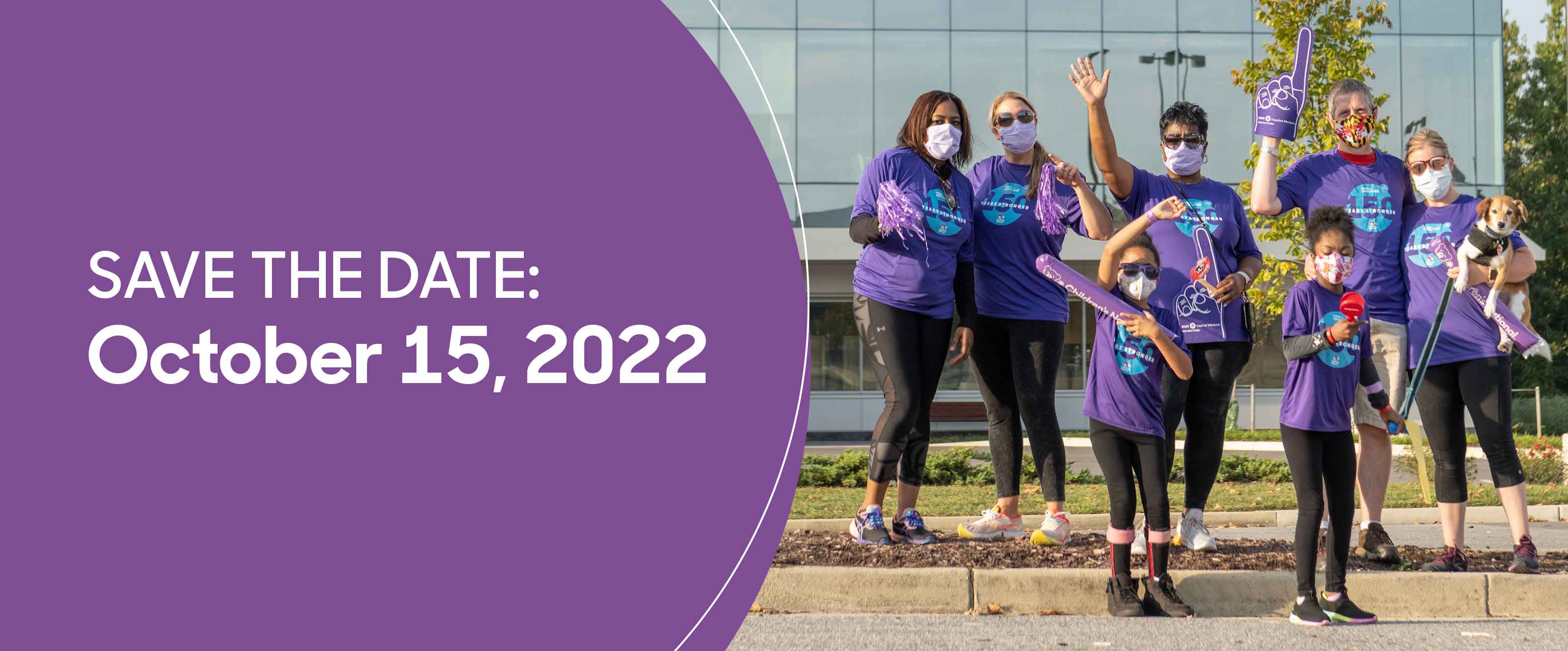 Virtual Race for Every Child 150th Birthday Edition - SAVE THE DATE - Saturday, October 16, 2021 - A 5K walk/run at Freedom Plaza, Washington D.C. or wherever you are
