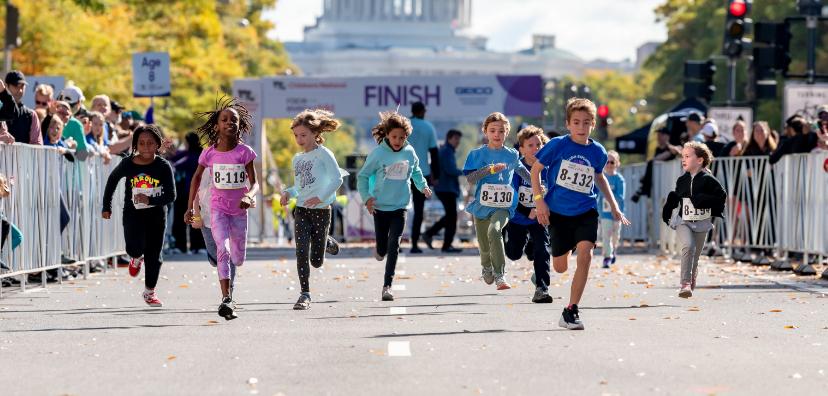 Image showing kids running during last year's Race