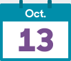 Oct. 13 icon