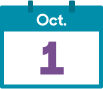 Oct. 1 icon